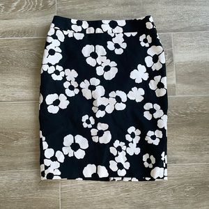 Loft Floral Pencil Skirt - Size 4